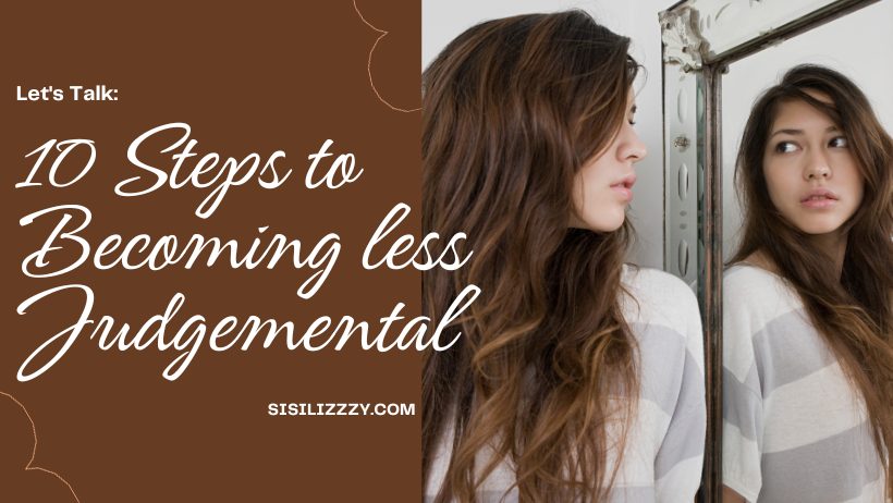 Steps to becoming less judgemental
